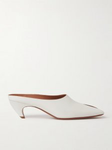 Leather mules Leather mules