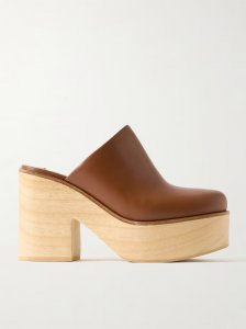 Blake leather platform clogs Blake leather platform clogs