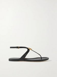 Marmont logo-embellished leather sandals Marmont logo-embellished leather sandals