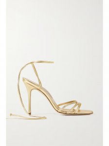 Leva 105 metallic leather sandals Leva 105 metallic leather sandals