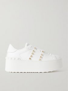 Valentino Garavani Rockstud Untitled leather platform sneakers Valentino Garavani Rockstud Untitled leather platform sneakers