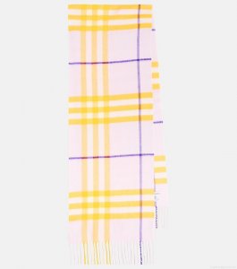 BurberryChecked wool scarf BurberryChecked wool scarf