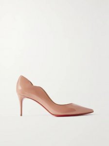 Hot Chick 70 scalloped patent-leather pumps Hot Chick 70 scalloped patent-leather pumps