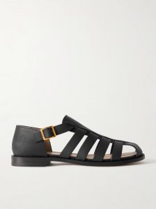 Campo cutout leather sandals Campo cutout leather sandals