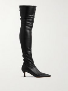 Over-the-knee leather boots Over-the-knee leather boots