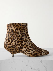 Eana leopard-print calf hair ankle boots Eana leopard-print calf hair ankle boots