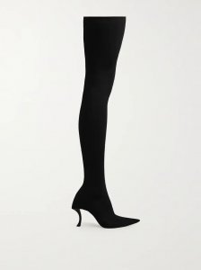 Hourglass stretch-knit over-the-knee boots Hourglass stretch-knit over-the-knee boots