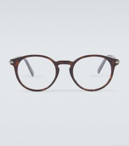 Dior EyewearDiorBlackSuitO R6I round glasses Dior EyewearDiorBlackSuitO R6I round glasses