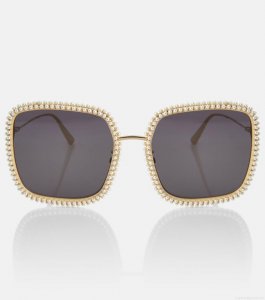 Dior EyewearMissDior S2U embellished square sunglasses
