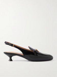 Morsetto embellished patent-leather slingback pumps Morsetto embellished patent-leather slingback pumps