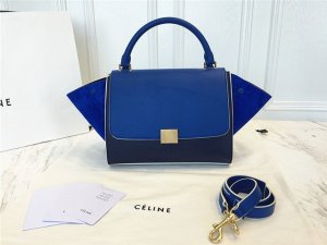Celine Mini TRAPEZE Blue / Dark Blue Celine Mini TRAPEZE Blue / Dark Blue