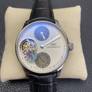 Universal Portugal 44 Series Tourbillon Precision Steel White Plate Universal Portugal 44 Series Tourbillon Precision Steel White Plate