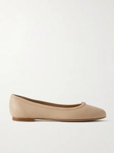 + NET SUSTAIN Marcie embellished leather ballet flats + NET SUSTAIN Marcie embellished leather ballet flats