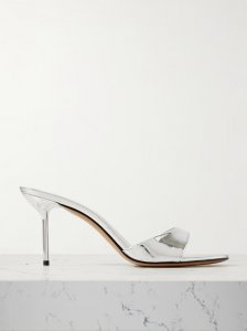 Lidia mirrored-leather sandals Lidia mirrored-leather sandals