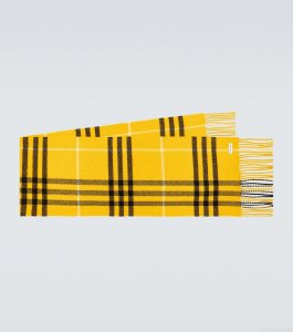 BurberryBurberry Check wool and cashmere scarf BurberryBurberry Check wool and cashmere scarf