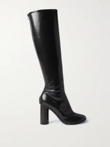 Latex knee boots Latex knee boots