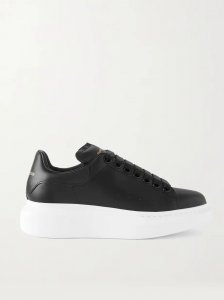 Leather exaggerated-sole sneakers Leather exaggerated-sole sneakers