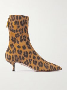 Montmartre 50 leopard-print suede ankle boots Montmartre 50 leopard-print suede ankle boots