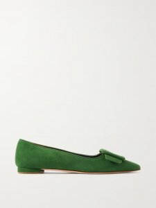 Maysale suede point-toe flats Maysale suede point-toe flats
