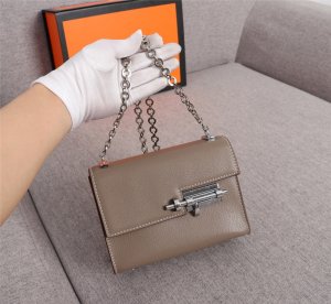 HERMES HANDBAG gray HERMES HANDBAG gray