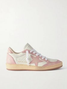 Ball Star distressed leather sneakers Ball Star distressed leather sneakers