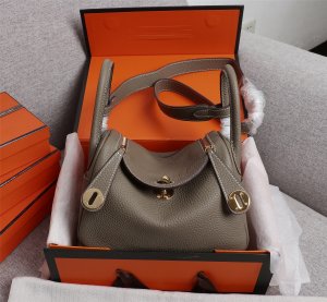 HERMES HANDBAG gray HERMES HANDBAG gray