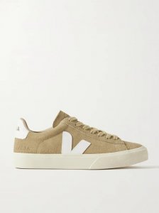 Campo leather-trimmed suede sneakers Campo leather-trimmed suede sneakers