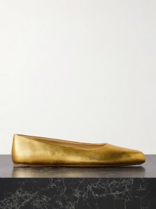 Andre metallic leather ballet flats Andre metallic leather ballet flats