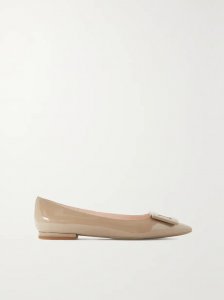 Gommettine patent-leather point-toe flats Gommettine patent-leather point-toe flats
