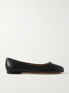 + NET SUSTAIN Marcie embellished leather ballet flats + NET SUSTAIN Marcie embellished leather ballet flats