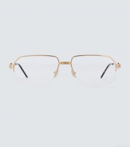 Cartier Eyewear CollectionHalf-rimmed metal glasses