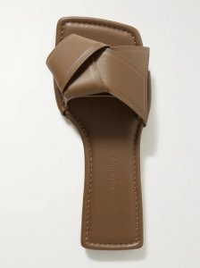 + NET SUSTAIN leather slides + NET SUSTAIN leather slides