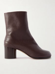 Tabi split-toe leather ankle boots Tabi split-toe leather ankle boots