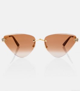 Cartier Eyewear CollectionPanthère de Cartier cat-eye sunglasses