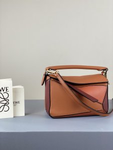 LOEWE HANDBAG Brown and Orange Patchwork LOEWE HANDBAG Brown and Orange Patchwork