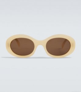 Celine EyewearTriomphe 01 oval sunglasses
