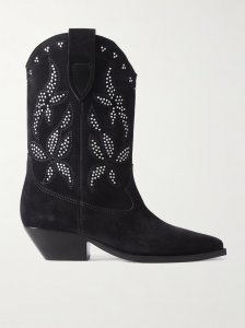 Duerto studded suede cowboy boots Duerto studded suede cowboy boots