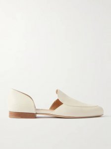 Jax cutout leather point-toe flats Jax cutout leather point-toe flats