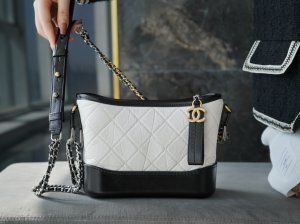CHANEL CROSSBODY BAG Black and White Color CHANEL CROSSBODY BAG Black and White Color