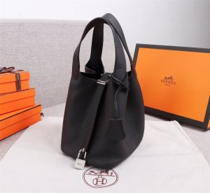 HERMES HANDBAG picotin black HERMES HANDBAG picotin black