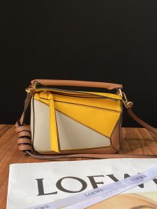 LOEWE HANDBAG Yellow and Pale yellow Patchwork LOEWE HANDBAG Yellow and Pale yellow Patchwork