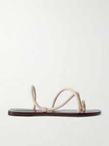 Laurie embellished leather sandals Laurie embellished leather sandals