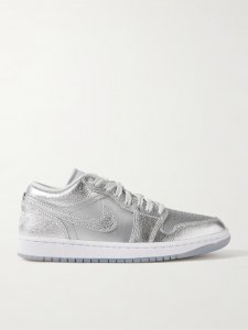 Air Jordan 1 Low metallic leather sneakers Air Jordan 1 Low metallic leather sneakers