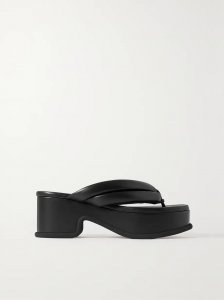 Leather platform sandals Leather platform sandals