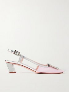 Belle Vivier patent-leather slingback pumps Belle Vivier patent-leather slingback pumps