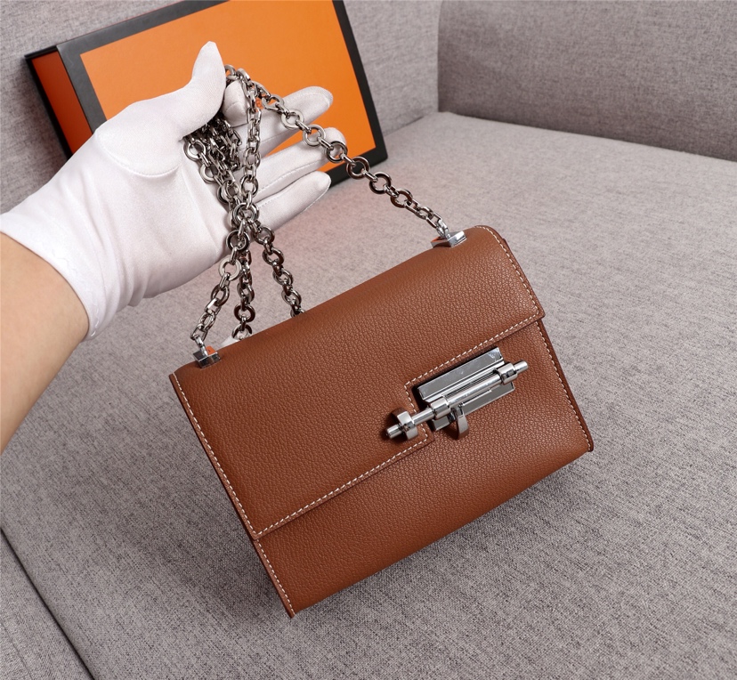 HERMES HANDBAG brown HERMES HANDBAG brown