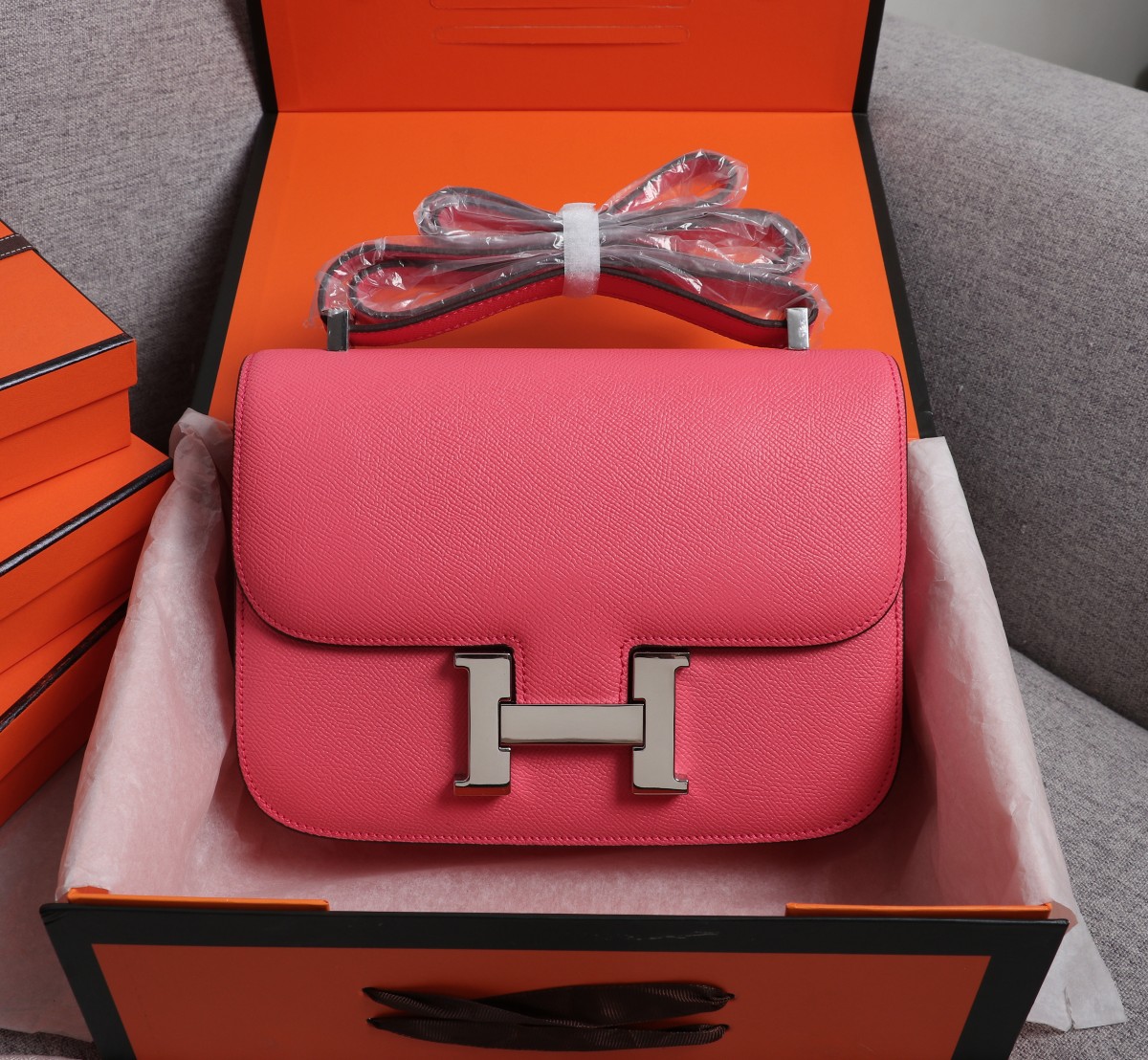 HERMES HANDBAG pink HERMES HANDBAG pink