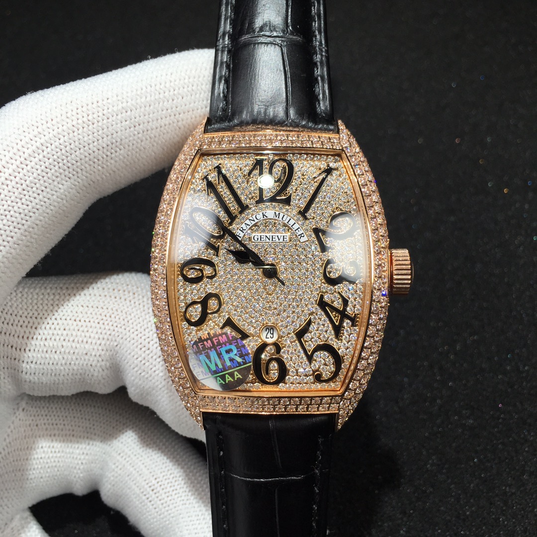 Franck Muller CASABLANCA-8880 B SC DT watch in 18K rose gold with diamond-set sky full of stars Franck Muller CASABLANCA-8880 B SC DT watch in 18K rose gold with diamond-set sky full of stars