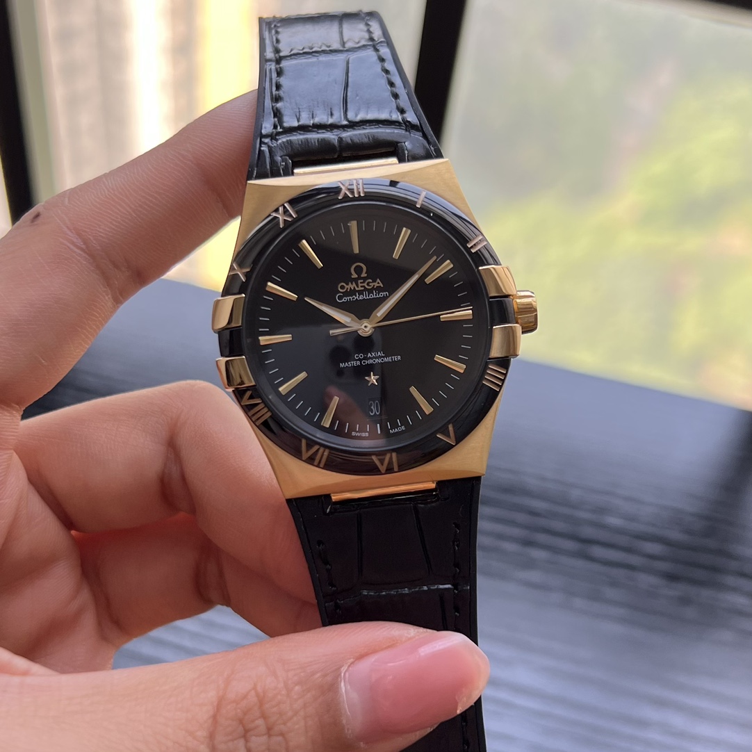 Omega Constellation series 13163412101001 Crocodile Leather Genuine Crocodile Leather Watch Omega Constellation series 13163412101001 Crocodile Leather Genuine Crocodile Leather Watch