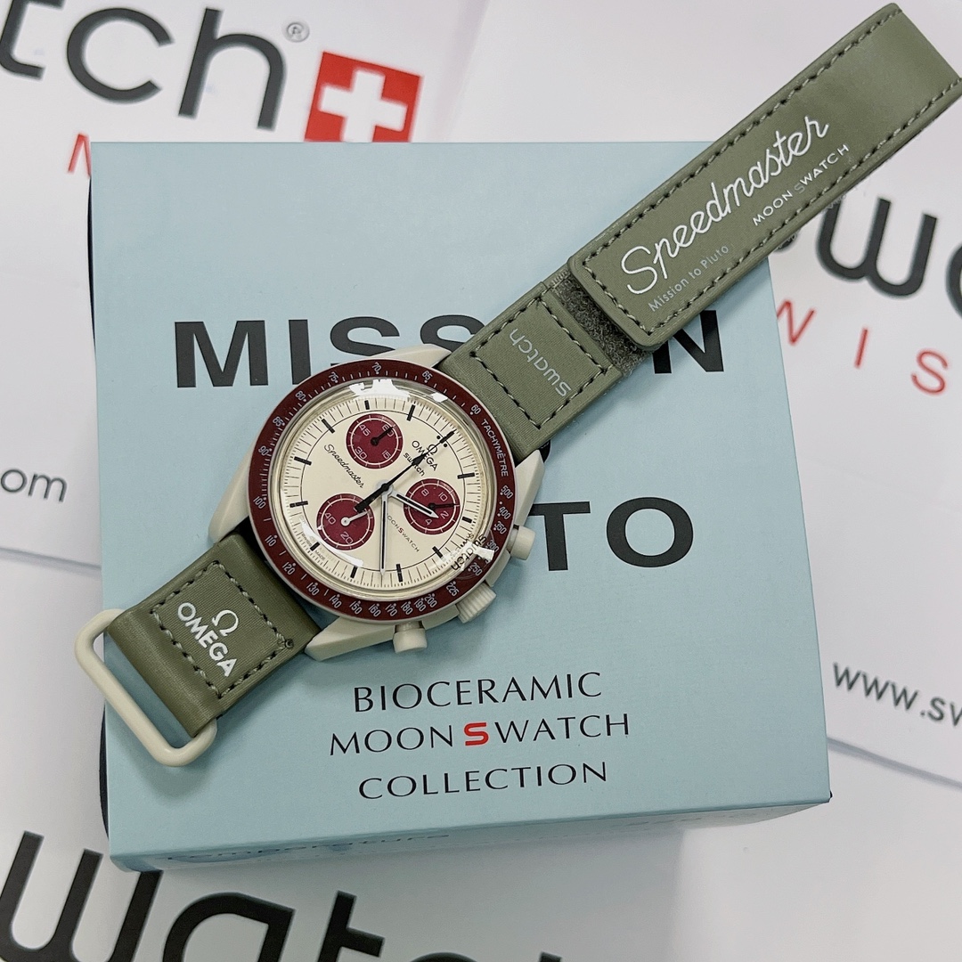Omega x Swatch Collaboration Velcro Strap Collection Moonswatch Omega x Swatch Collaboration Velcro Strap Collection Moonswatch
